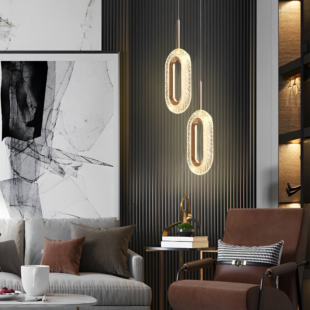 Aurelia Water Drop LED Pendant Light — Modern Minimalist Chandelier in Gold