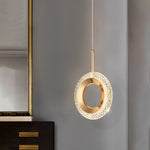 Aurelia Water Drop LED Pendant Light — Modern Minimalist Chandelier in Gold