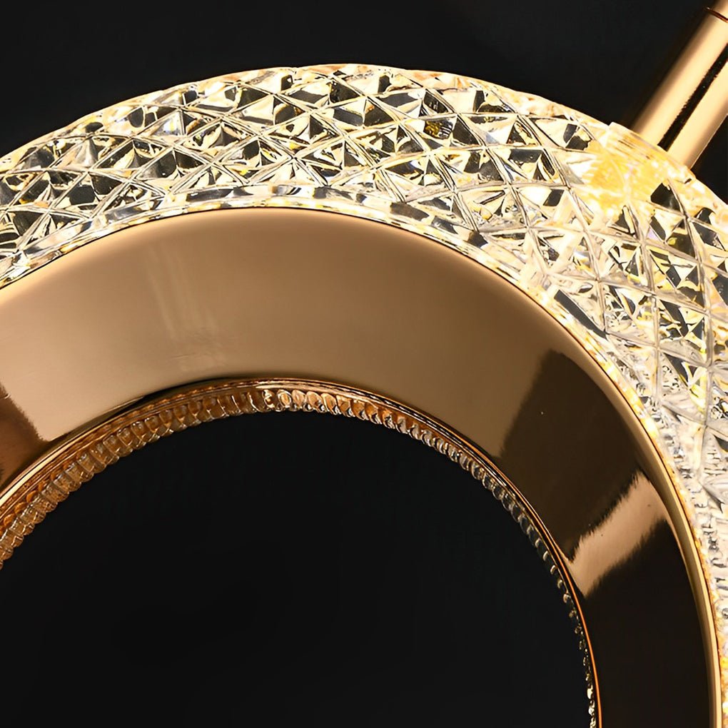Aurelia Water Drop LED Pendant Light — Modern Minimalist Chandelier in Gold