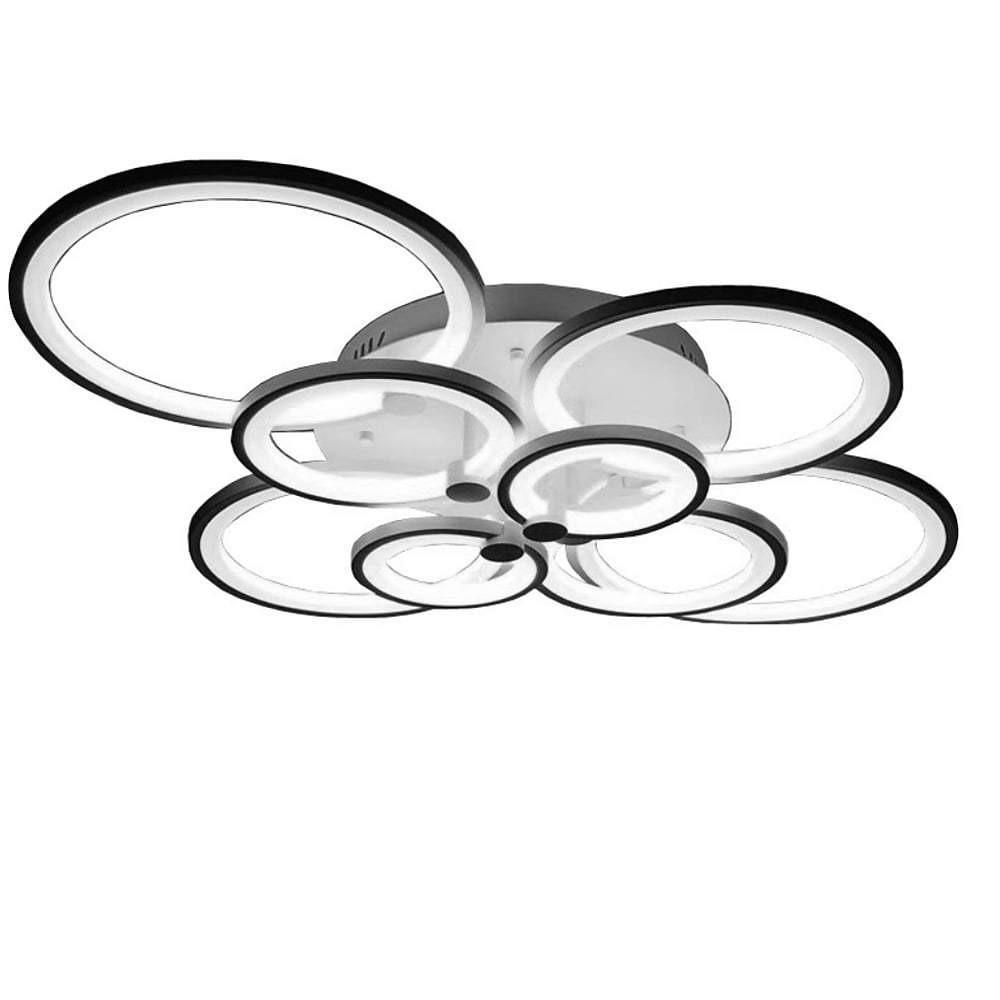 Elegant Semi Flush Mount Ceiling Lights With Unique Overlapping Rings