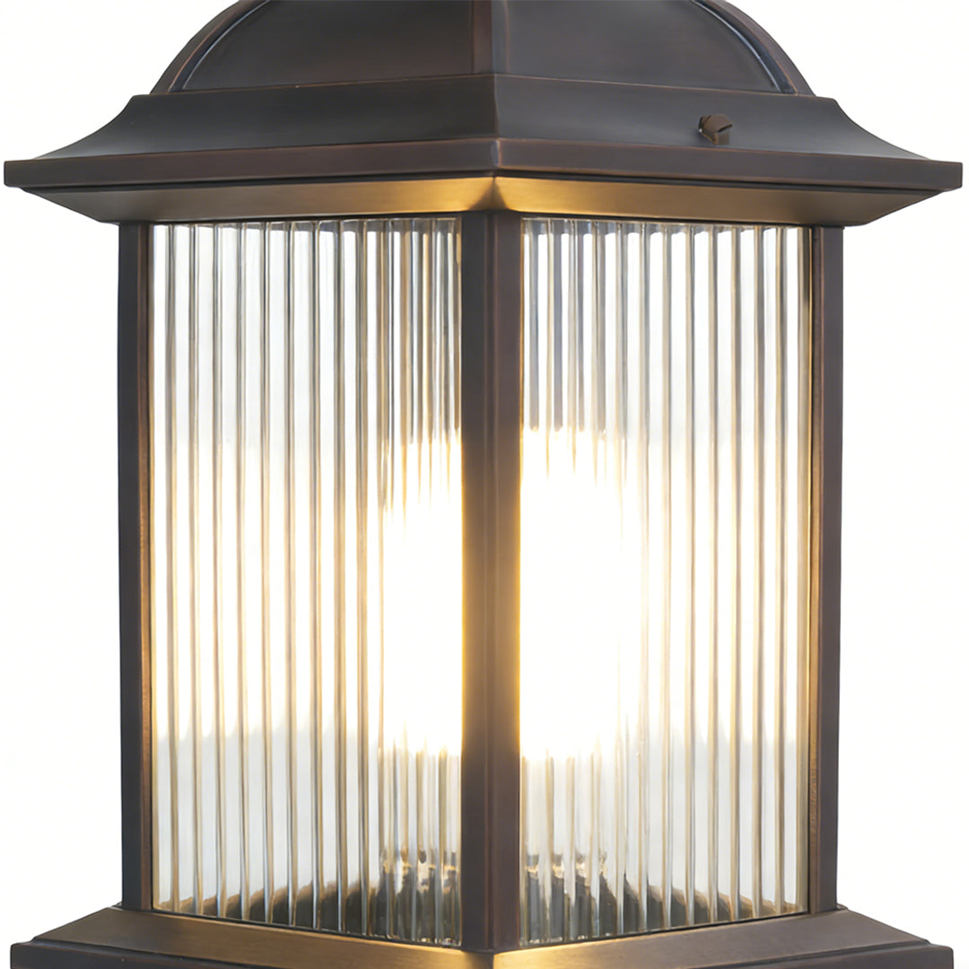 Modern LED Post Light with E26 Base for Outdoor Garden and Pathway