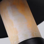 Classic European LED Garden Post Light with Marble Shade
