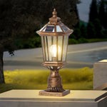 Architectural Solar Column Pillar Lights for Modern Outdoor Spaces