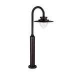 Minimalist Gooseneck Pathway Light with Warm LED Glow for Modern Gardens
