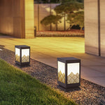 Modern Rectangular Stainless Steel Landscape Light for Courtyard and Pathway