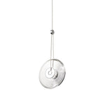 Lumina Clear Crystal Pendant Light – Modern Minimalist LED Hanging Lamp