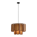 Handwoven Rattan Pendant Light with Wabi-Sabi Aesthetic
