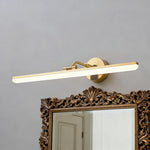 Aurelia Linear LED Vanity Light in Copper for Bathroom and Dressing Areas