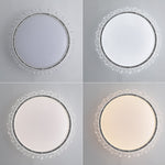 Minimalist Bladeless Ceiling Fan with Dimmable LED Light