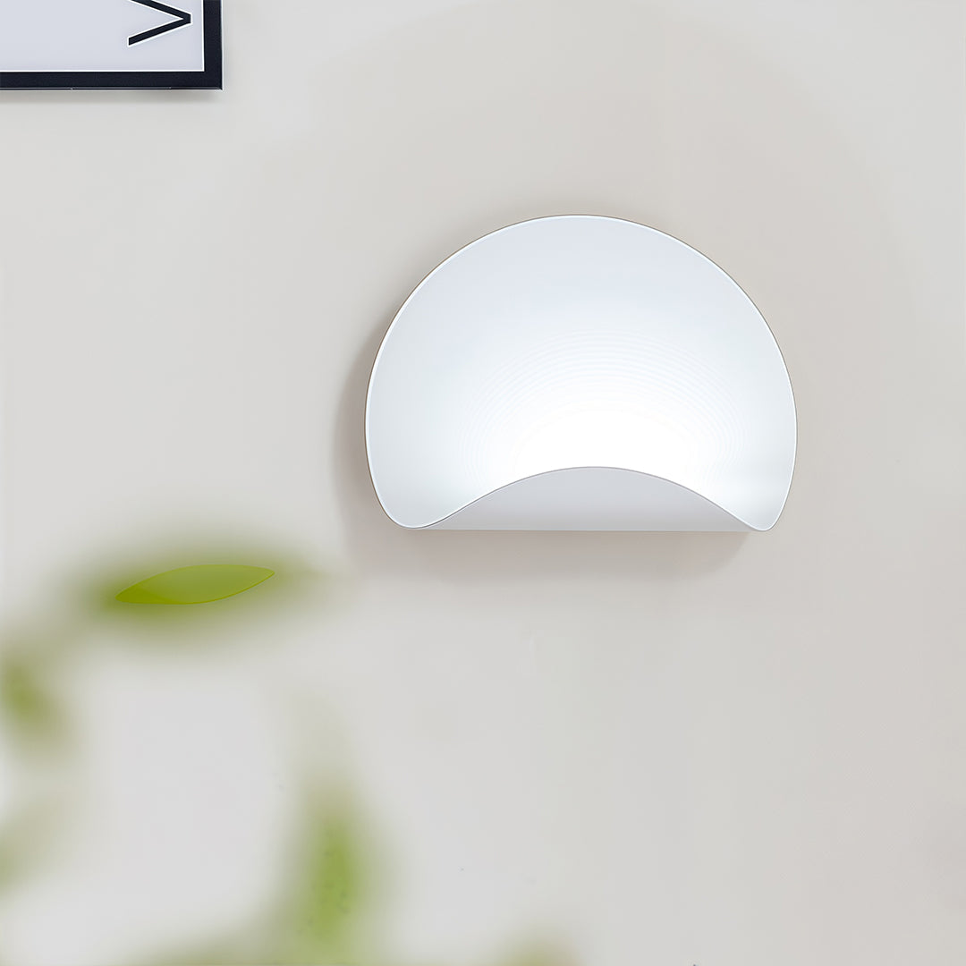 Modern White Iron LED Wall Sconce with Three Color Temperatures