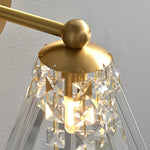 Solid Copper Crystal Wall Sconce Modern Luxury Lighting