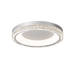 Italian Minimalist LED Flush Mount Ceiling Light in White