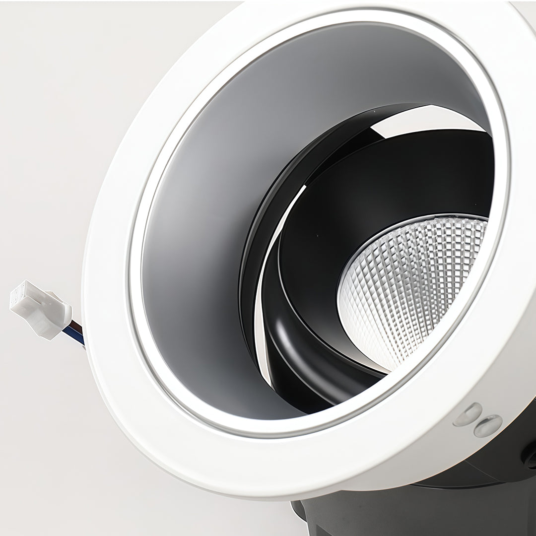 Ultra-Thin Flush Mount LED Spotlights with Anti-Glare Wall Washer Design