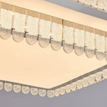 Luxury Crystal Flush Mount Ceiling Light Modern LED Chrome