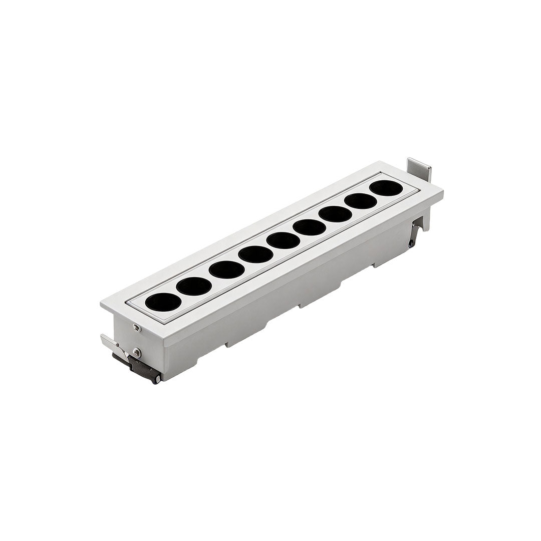 Recessed LED Spotlights with Adjustable Grille, Modern Architectural Linear Lighting