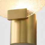Lumière Round Glass Wall Sconce in Bronze for Modern Interiors