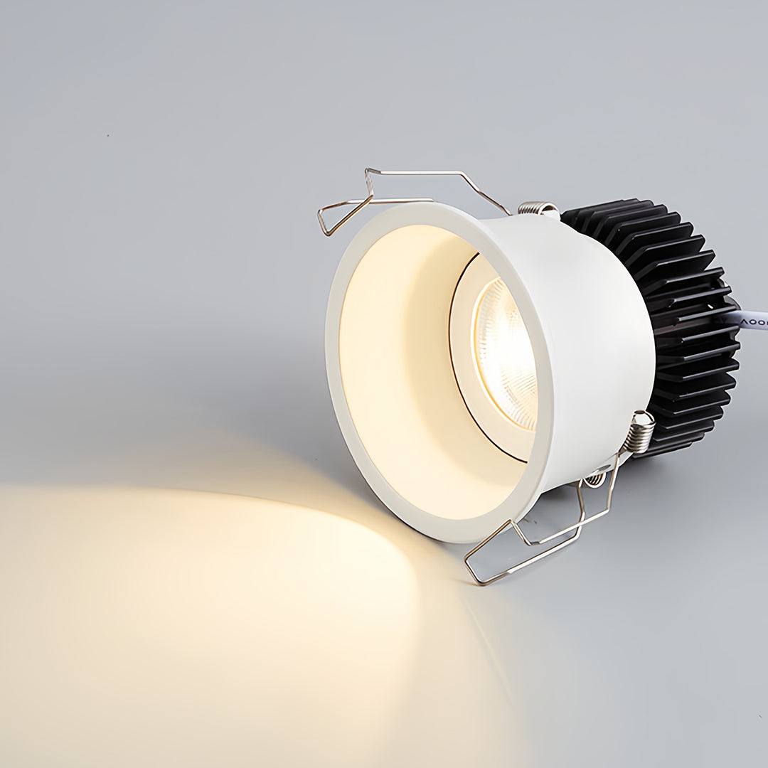 Recessed Adjustable Downlight with Anti-Glare LED, Modern Minimalist Ceiling Light