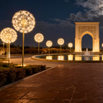 Dandelion Outdoor Landscape Light – Sculptural Stainless Steel Garden Lamp