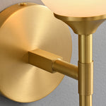 Aurelia Glass Wall Sconce in Copper, Nickel, or Black