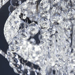 Aurelia Crystal Flush Mount Ceiling Light in Gold Stainless Steel