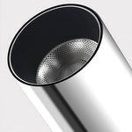 Bauhaus Silver LED Spotlights, Full-Spectrum Directional Ceiling Lights, Set of 2