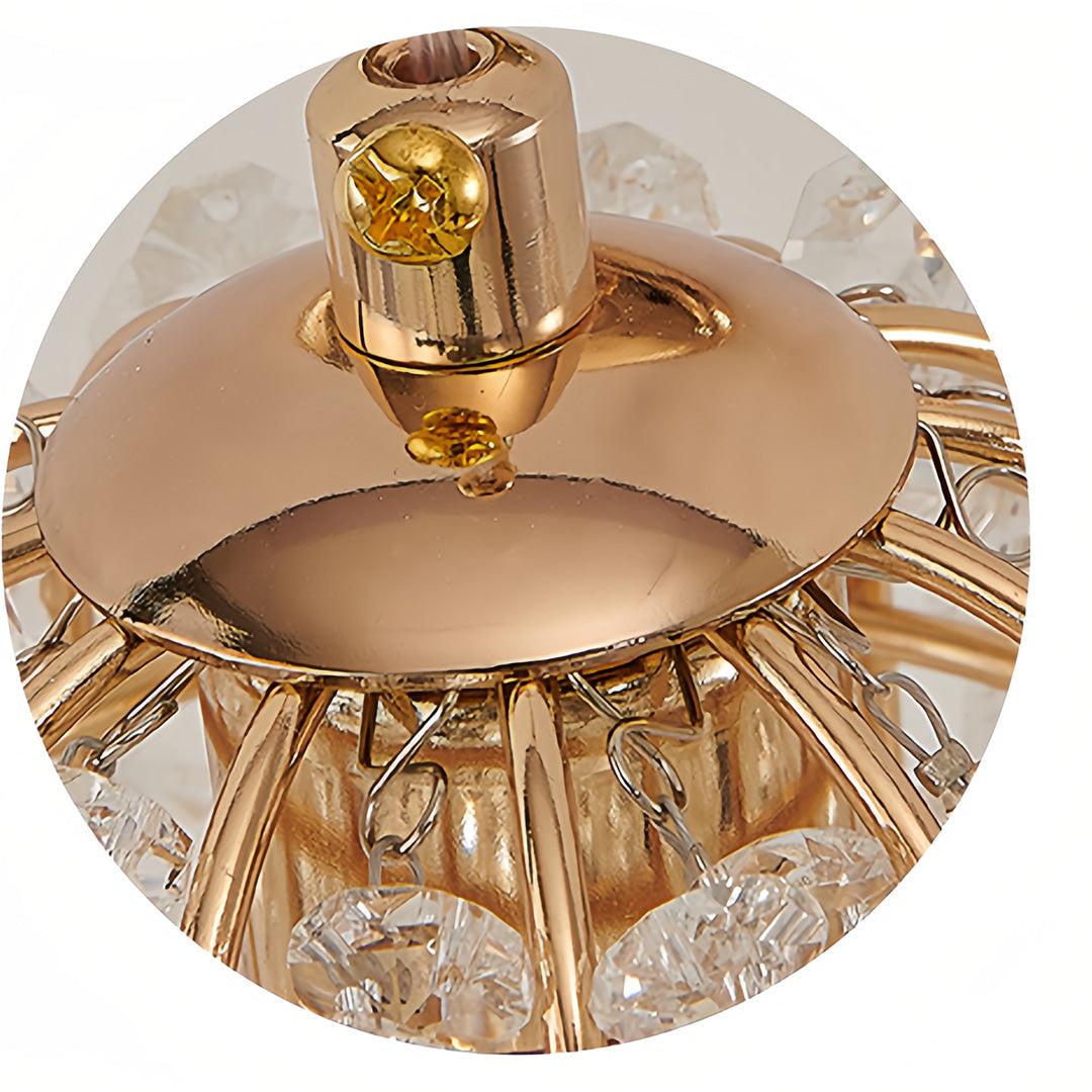 Aurelia Crystal Wall Sconce in French Gold Finish