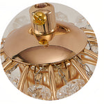 Aurelia Crystal Wall Sconce in French Gold Finish