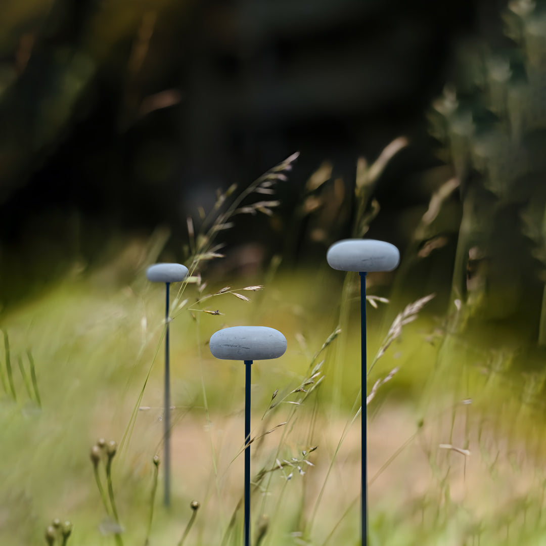 Mushroom Pathway Lights – Stainless Steel Outdoor LED Bollard in Warm White