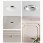 Trimless Recessed LED Downlight with Anti-Glare Deep Cup
