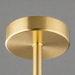 Modern Colored Glass Chandelier with Gold Metal Frame, Vintage-Inspired Designer Ceiling Light
