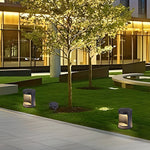 Modern Cylindrical LED Bollard Lights for Pathways & Landscapes