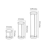 Modern Cylindrical LED Bollard Lights for Pathways & Landscapes