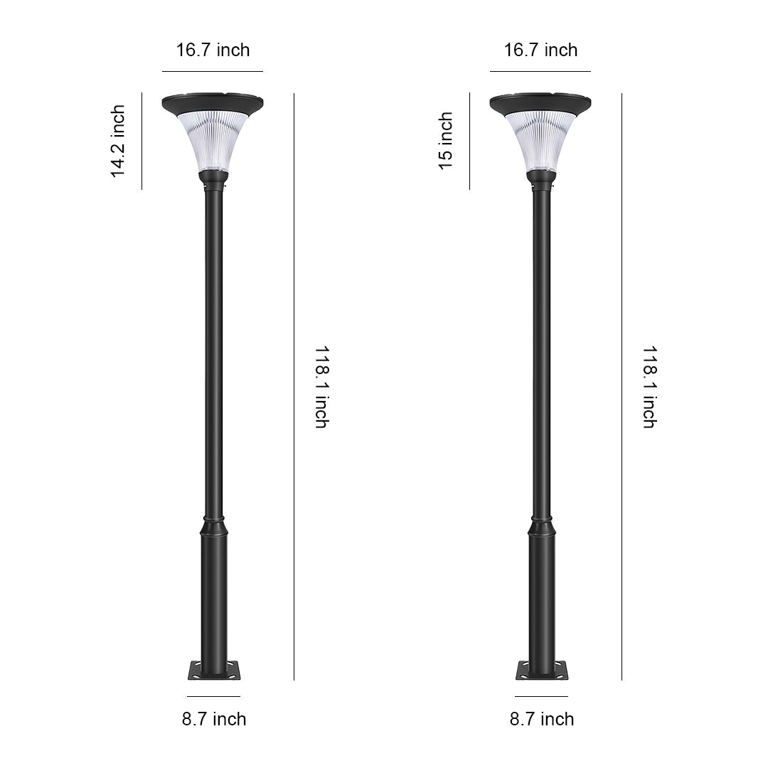 Aurora LED Bollard Light for Pathways and Courtyards