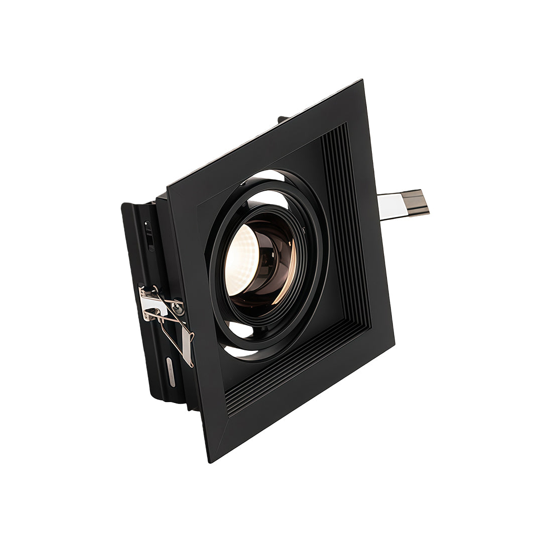 Recessed LED Spotlight with Anti-Glare Trim, Modern Architectural Downlight