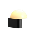 Modern Outdoor Wall Sconce with Glass Shade for Patio and Garden