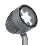 Minimalist LED Outdoor Spotlight with Ground Spike, Warm White 3000K