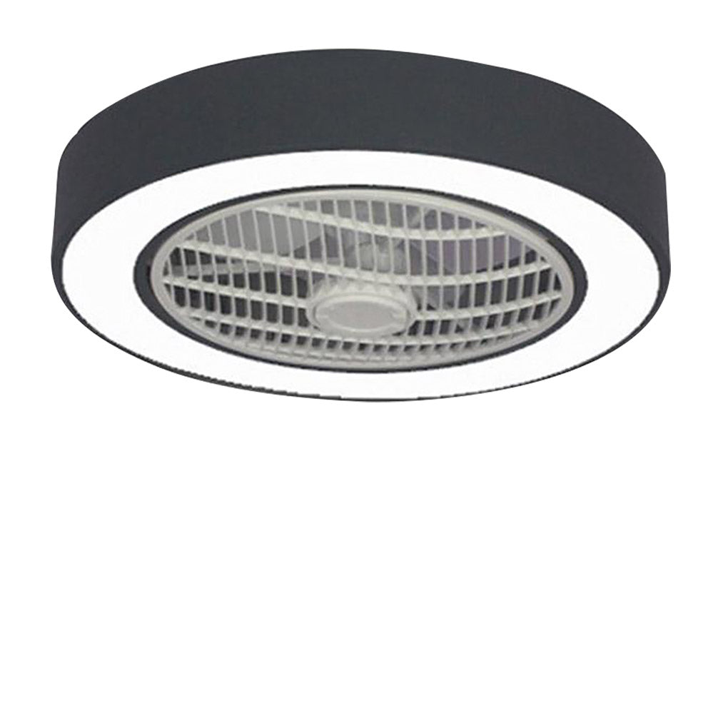 Lumina Round LED Ceiling Fan with Bladeless Design and Remote