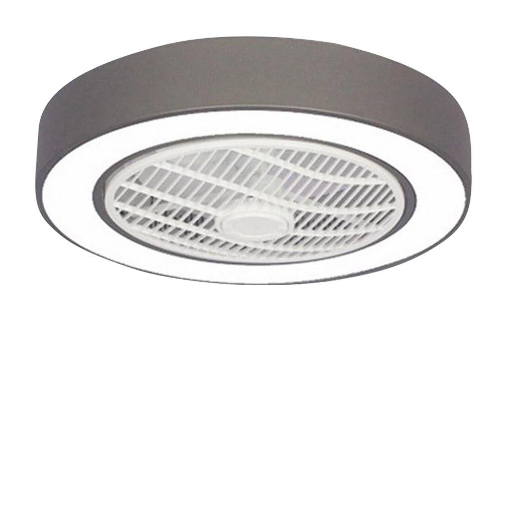 Lumina Round LED Ceiling Fan with Bladeless Design and Remote