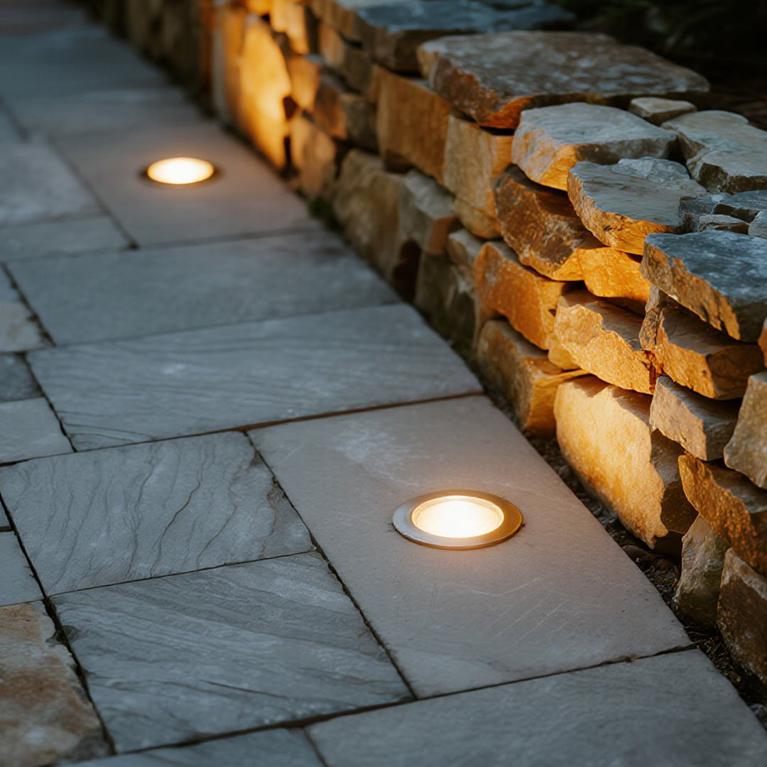 Minimalist In-Ground LED Well Light, 6W Warm White, IP67 Outdoor