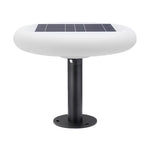 Aria Solar Post Light – Modern Aluminum LED Pillar Lamp for Garden & Patio