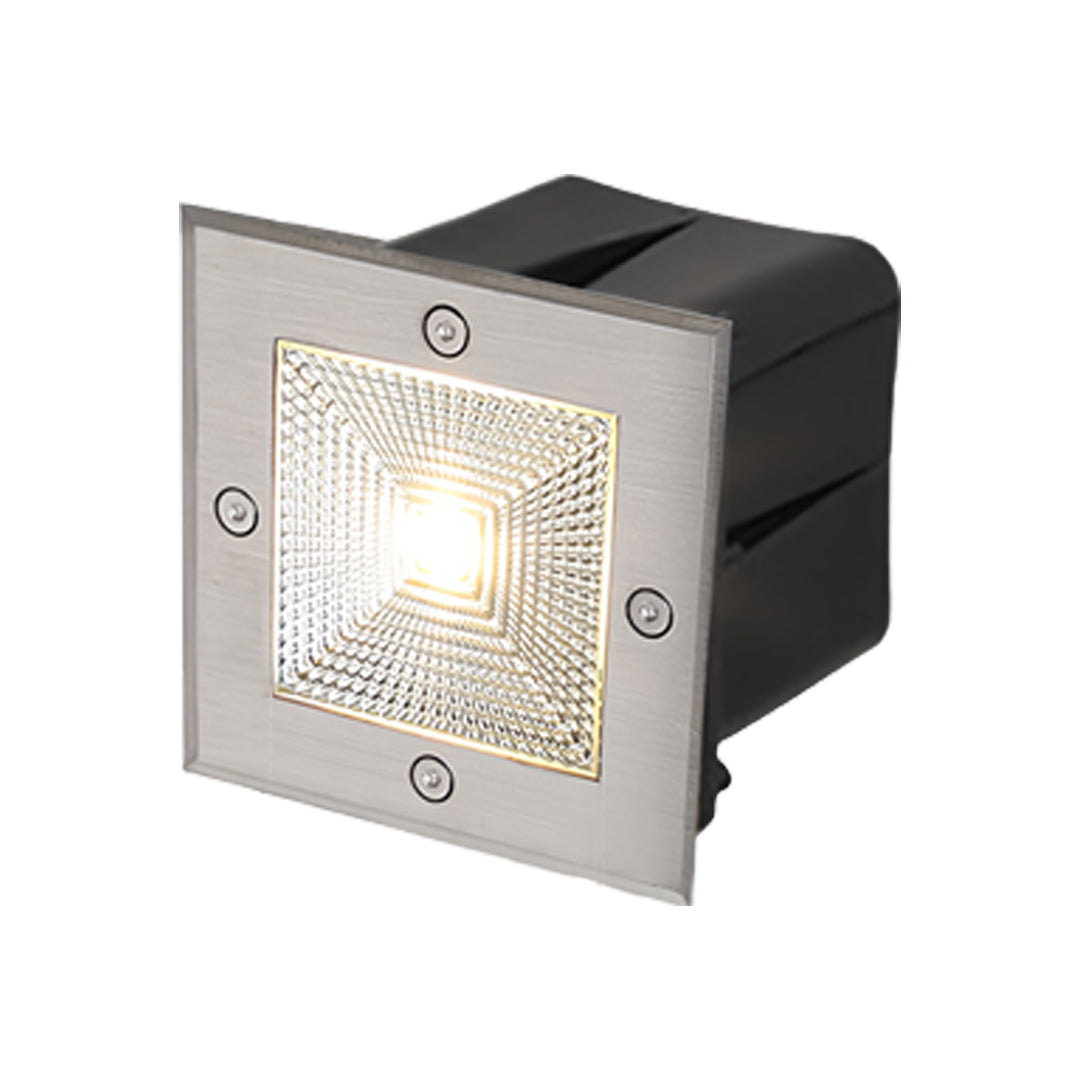 Minimalist Inground LED Step Light – IP65 Waterproof Outdoor Recessed Luminaire