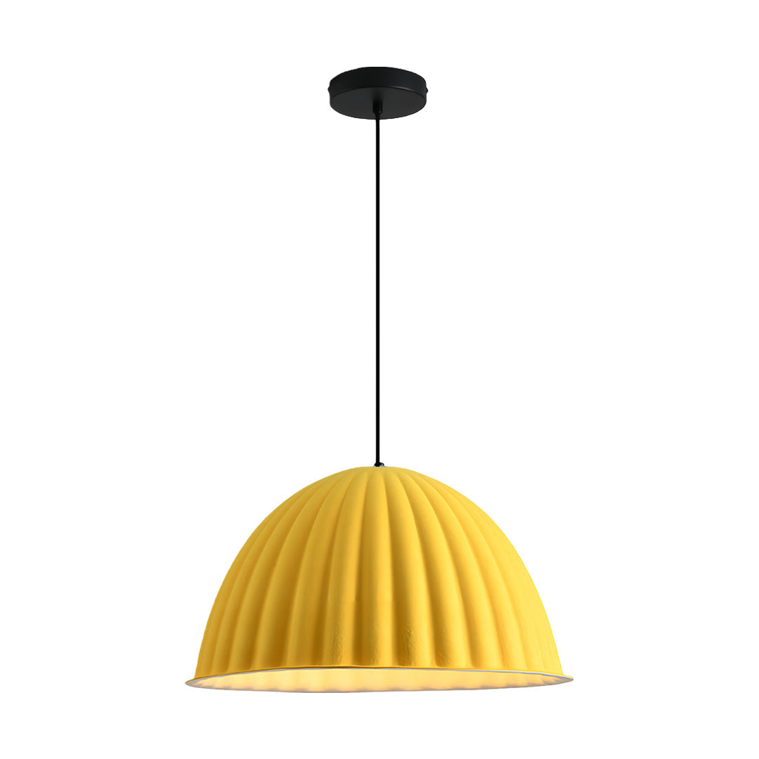 Nordic Pumpkin Felt Pendant Light with Acoustic Design
