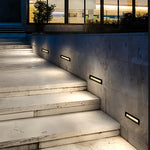 Modern Outdoor Step Lights – Embedded Aluminum Deck Lighting for Pathways