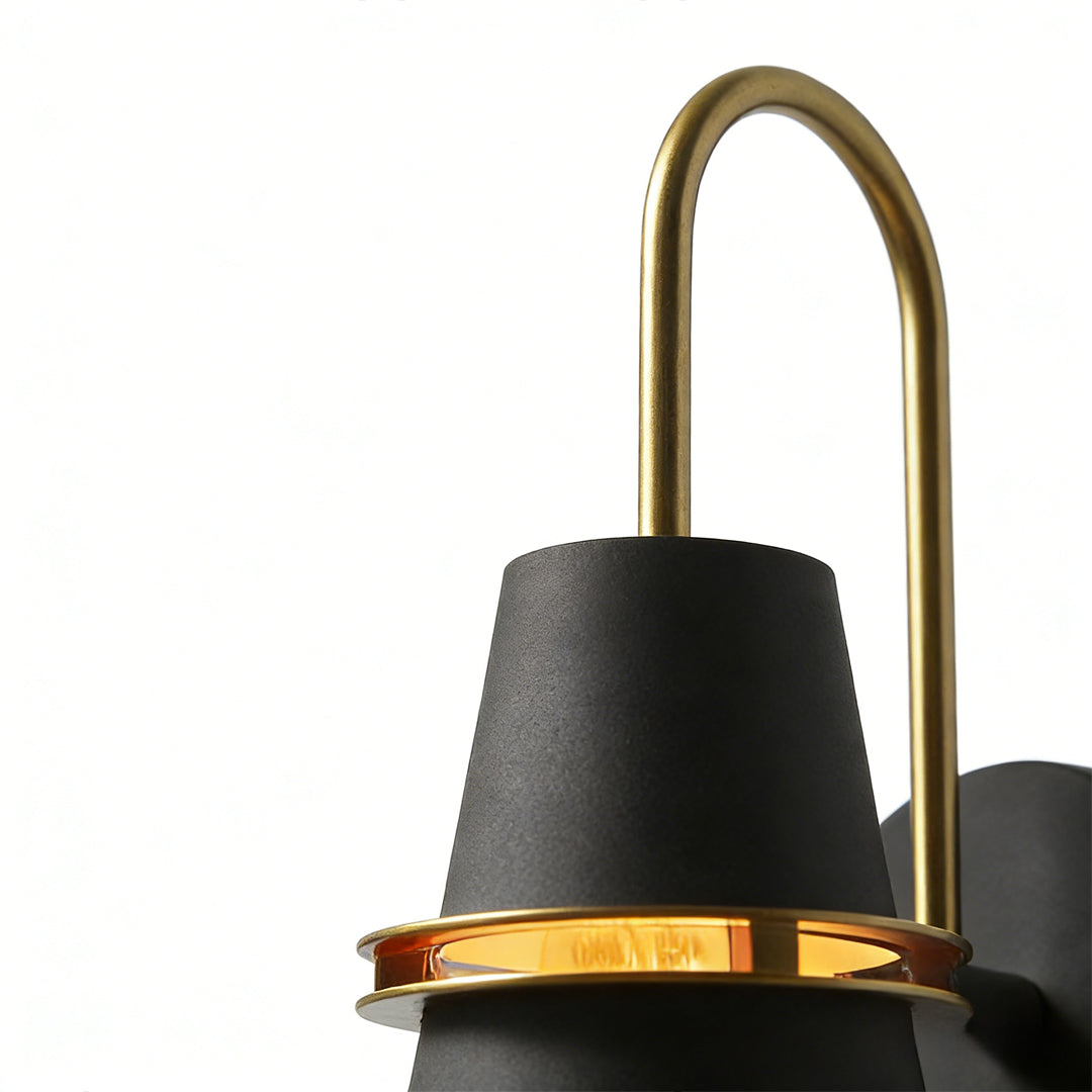 Cone Wall Sconce in White – Modern Iron Architectural Lighting