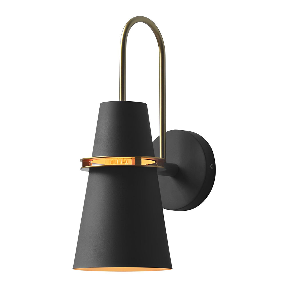 Cone Wall Sconce in White – Modern Iron Architectural Lighting