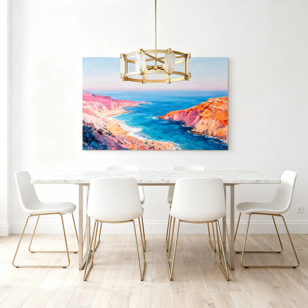 Aurelia Round Glass Chandelier in Polished Brass for Dining and Living Spaces