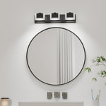 Nordic Chrome LED Vanity Light for Bathroom Mirror – Modern Wall Mount