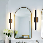 Modern Black LED Vanity Light Bar for Bathroom and Art Display