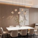 Rubik's Cube Crystal Chandelier – Modern LED Pendant Light