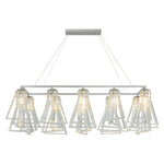 Aurelia Crystal Chandelier in Brass, Chrome, or Black